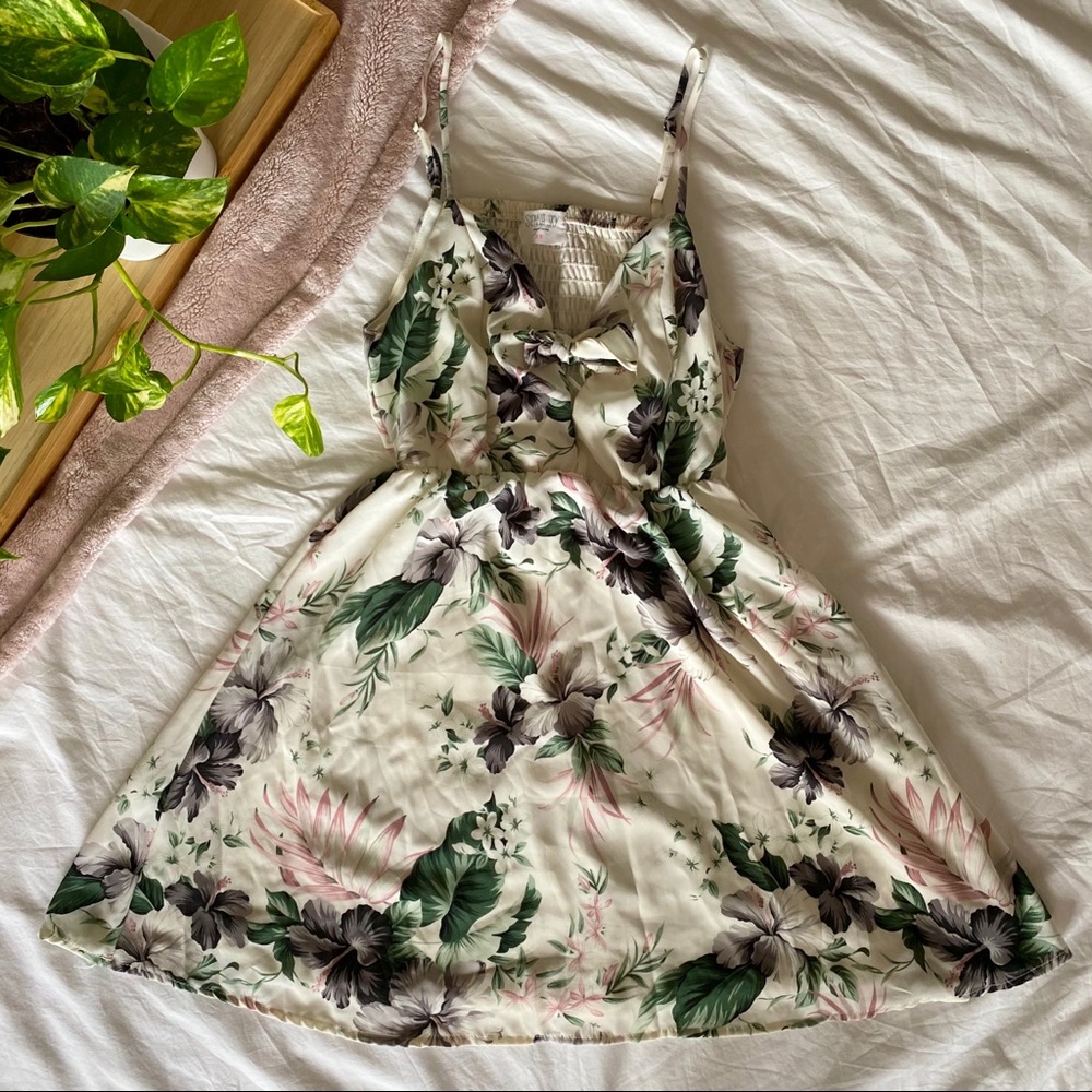 Sienna Sky White Floral Dress